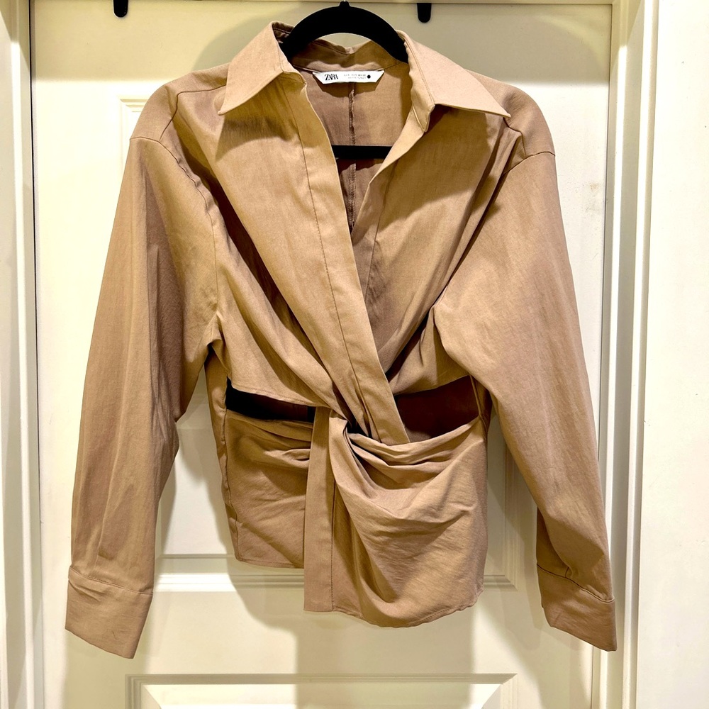 ZARA cut out top